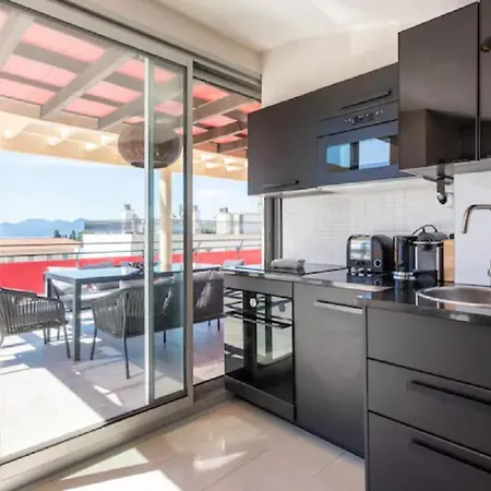 Apartmán Centrally Located Flat With Sea View Terrasse Cannes